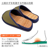 土踏まずを刺激する竹踏み効果