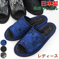 綿ローンレース花刺繍サンダル