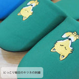 キツネ刺繡アップ画像