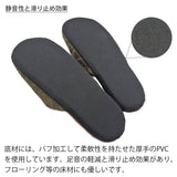 静音性と滑り止め効果のある底材