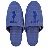 スリッパ おしゃれ ポップワッフル刺繍入りトイレ用 EVA底 日本製 お手洗い 撥水 エンゼル 来客 清潔
