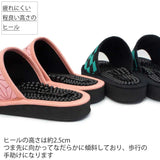 疲れにくい程よい高さのヒール